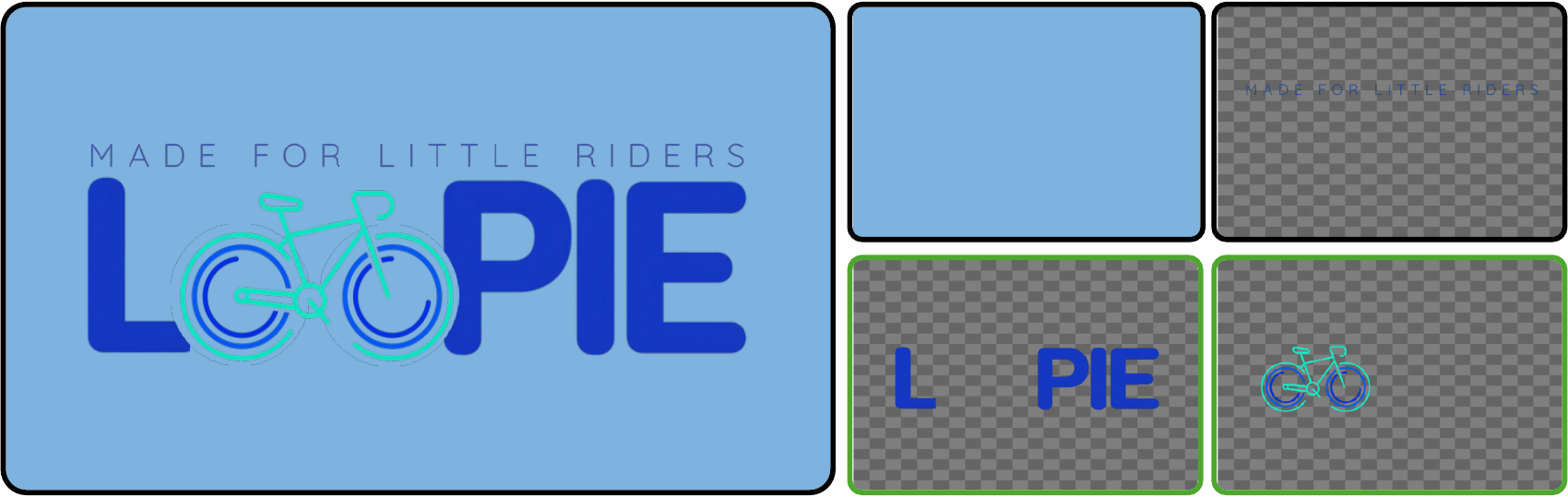 Morphing: text replaced by graphics